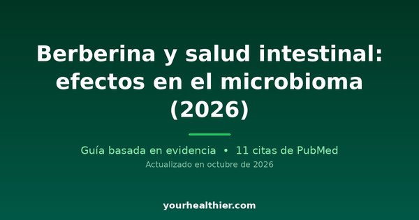 Berberina y salud intestinal: efectos en el microbioma (2026)