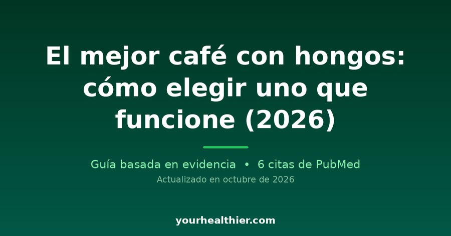 El mejor café con hongos: cómo elegir uno que funcione (2026)