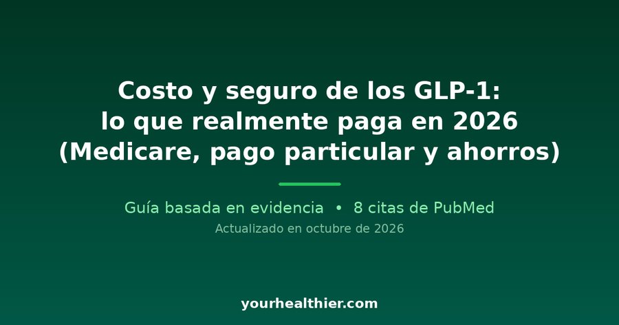 Costo y seguro de los GLP-1: lo que realmente paga en 2026 (Medicare, pago particular y ahorros)