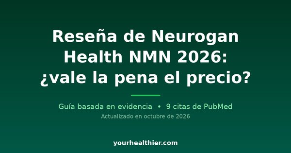 Reseña de Neurogan Health NMN 2026: ¿vale la pena el precio?
