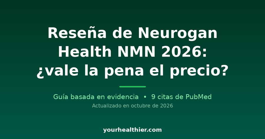 Reseña de Neurogan Health NMN 2026: ¿vale la pena el precio?